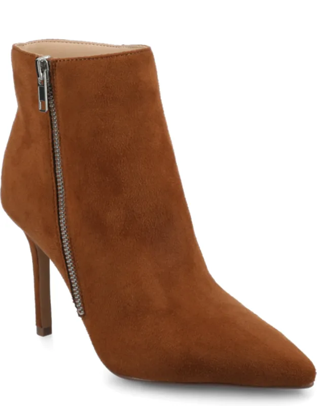 Leyna Zipper Detail Dress Booties