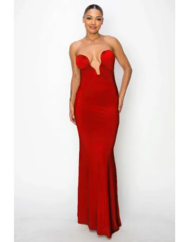 Glitter Ity Tube Maxi Dress