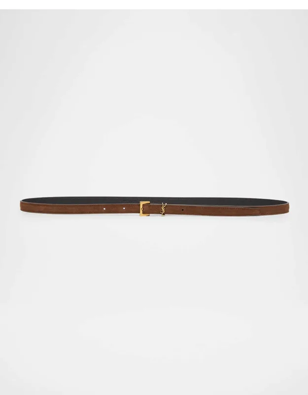 Cassandre Thin Suede Belt