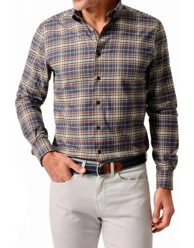 Kamper Performance Flannel Button Down Shirt