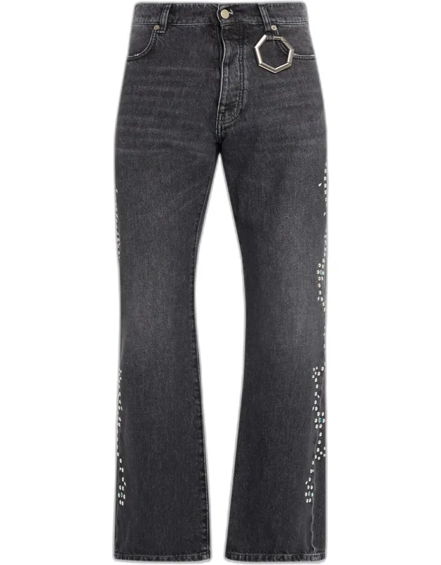 Studio Embellished Bootcut Jeans