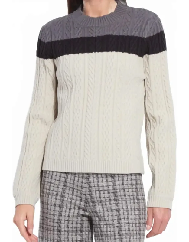 Cozy Sweater In Apres Ski Texture