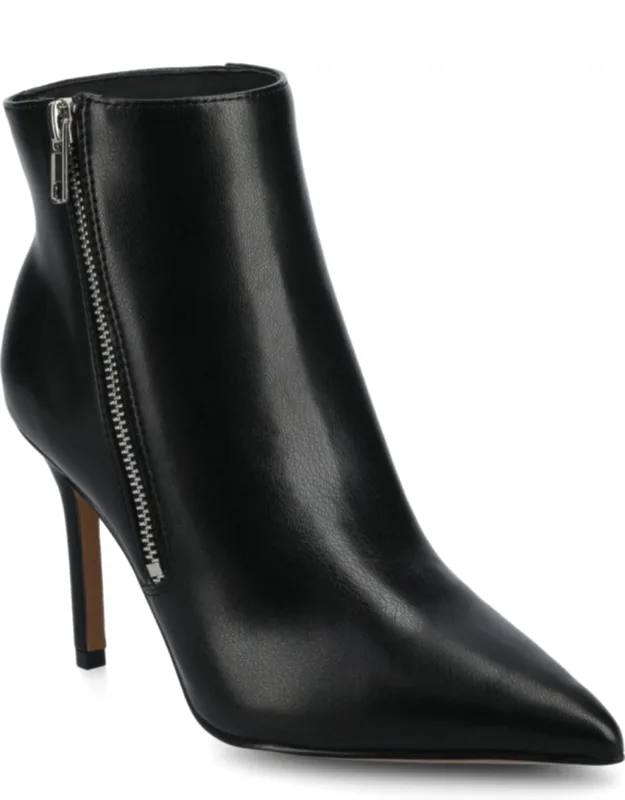 Leyna Zipper Detail Dress Booties