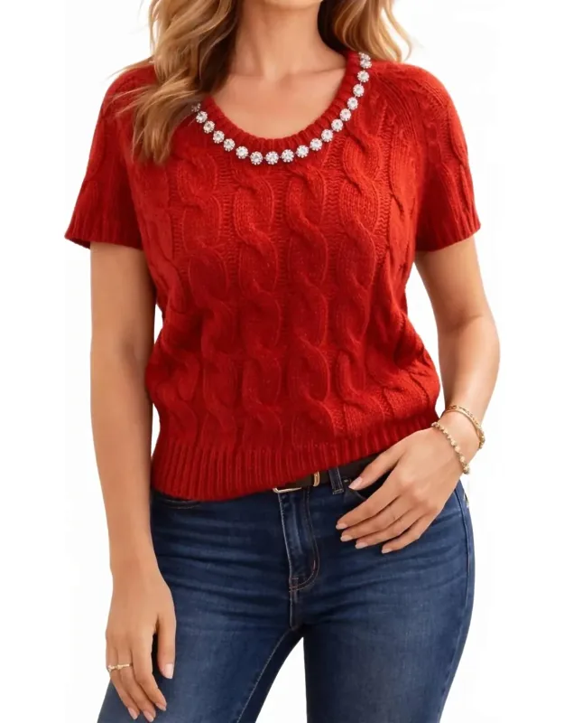 Cap Sleeve Sweater