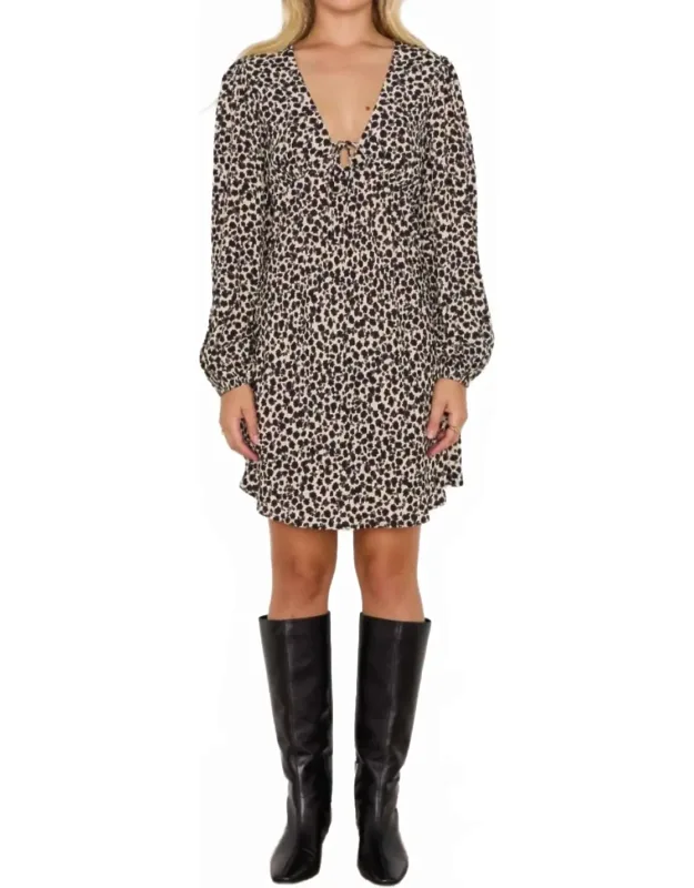 Elka Long Sleeve Mini Dress
