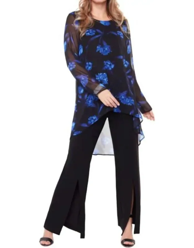 Woven Long Sleeve Tunic