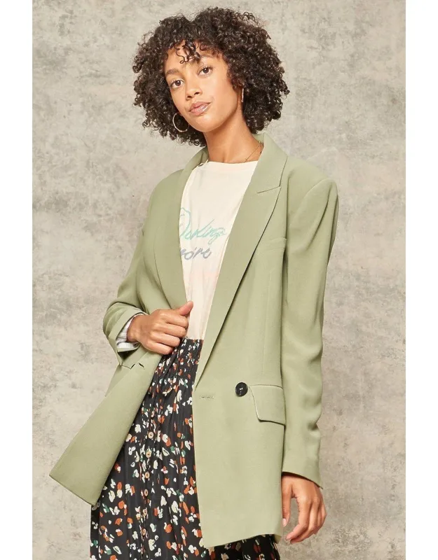 A Woven Blazer