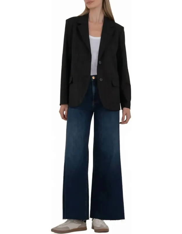 Notch Collar Blazer
