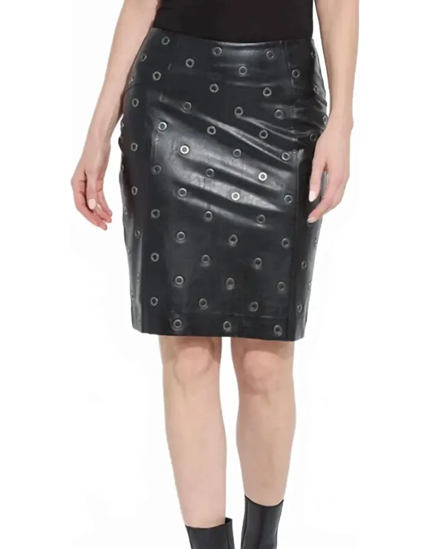 Leonette Grommet Vegan Skirt