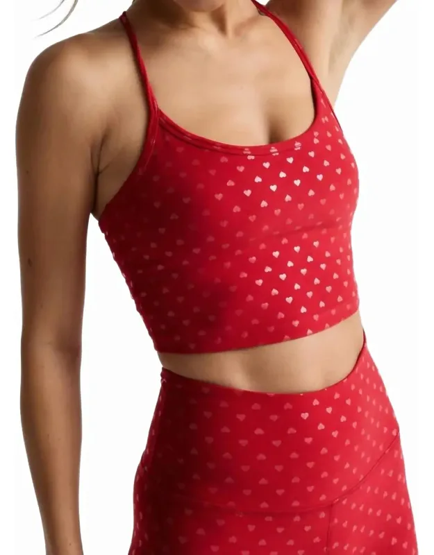 Softshine Slim Racerback High Cropped Tank Top