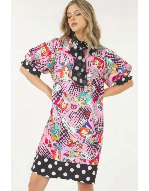 Polka Dot Midi Dress