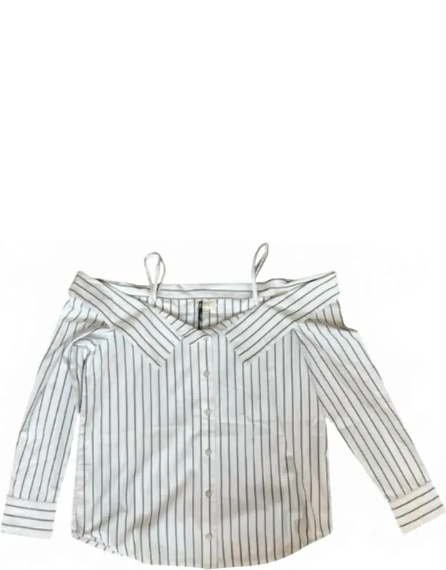 Striped Long Sleeve Blouse
