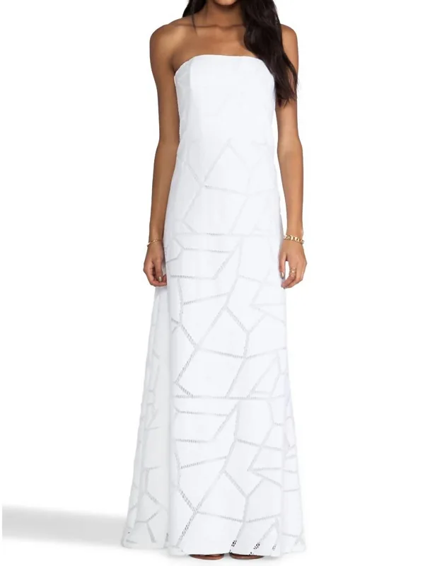 Lyona Long Strapless Dress
