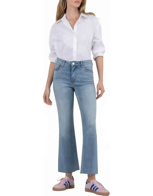 Highrise Fab Ankle Flare Jeans