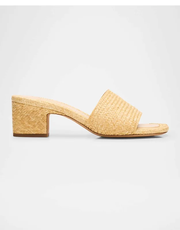 Raffia Mules