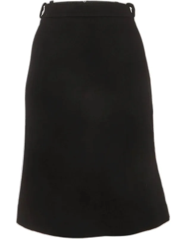 Wool Felt Pencil Skirt
