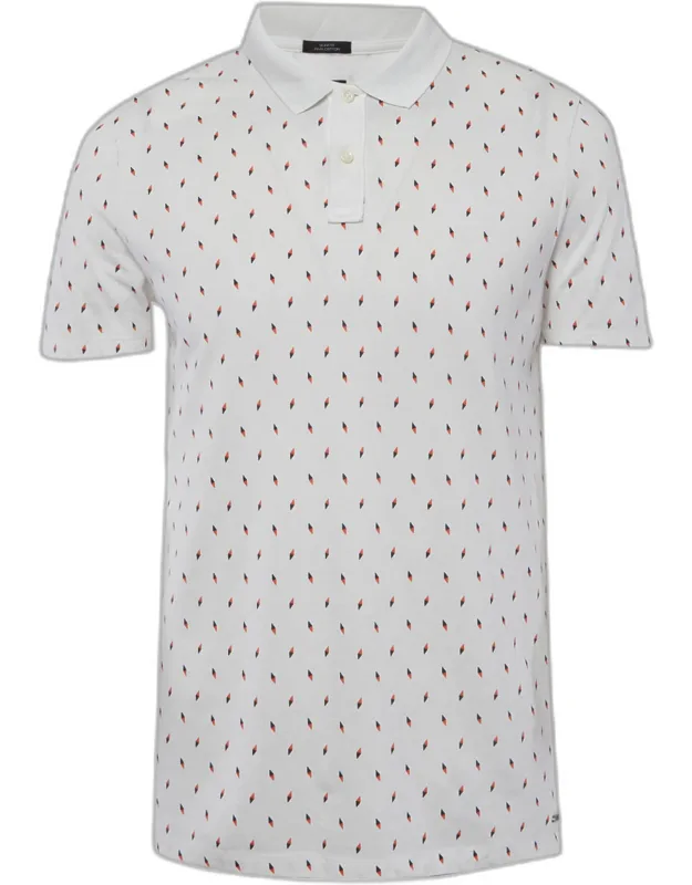 Printed Pique Polo T-shirt