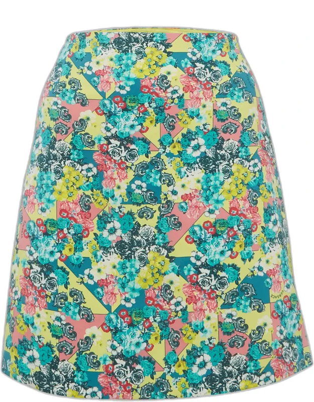 Printed Cotton Mini Skirt