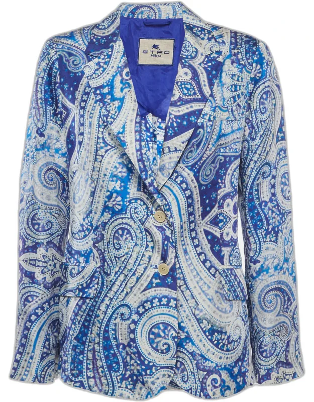 Paisley Silk Blazer