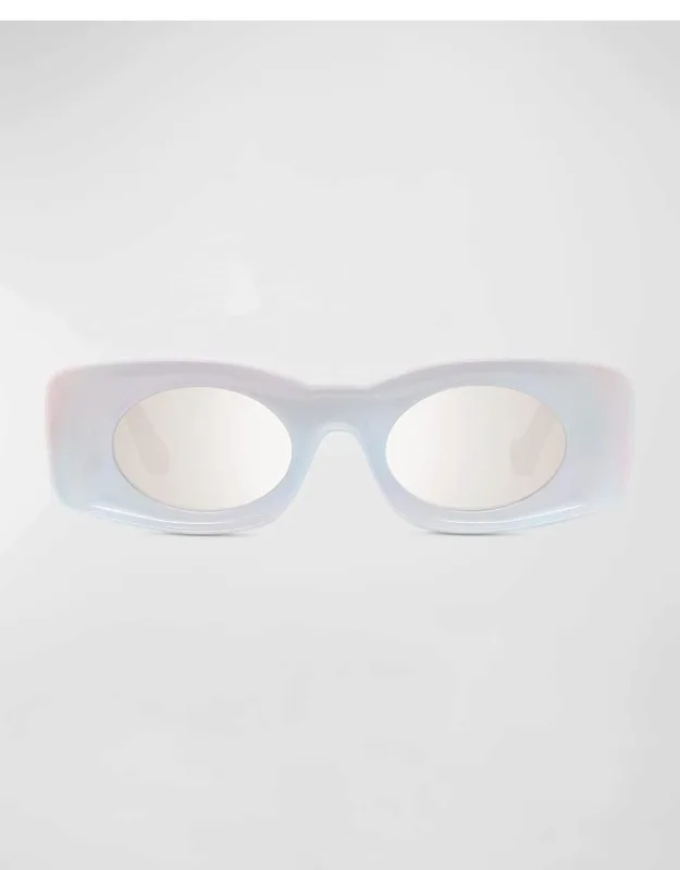 Holographic Thin Geometric Sunglasses