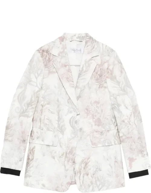 Floral-print Blazer