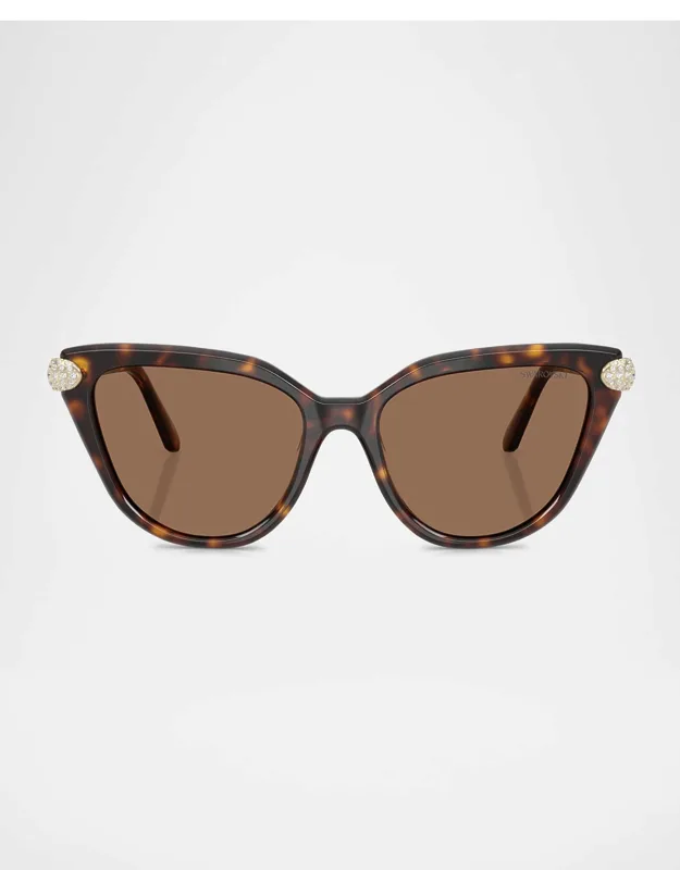 Cat-eye Embellished Sunglasses
