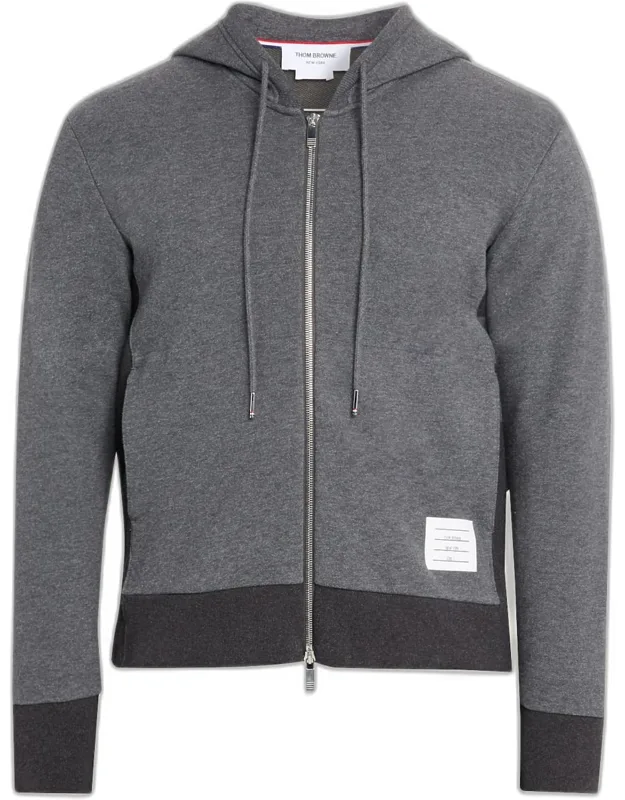Cotton 4-bar Stripe Full-zip Hoodie