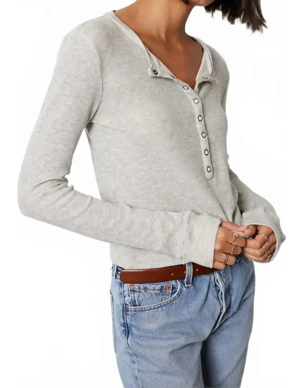 Snap Placket Tee