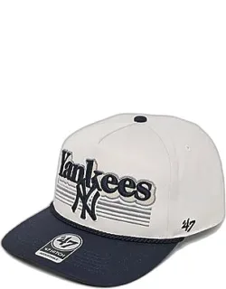 '47 New York Yankees Hitch Snapback Hat With Structured Mid-fit Crown And Adjustable Closure