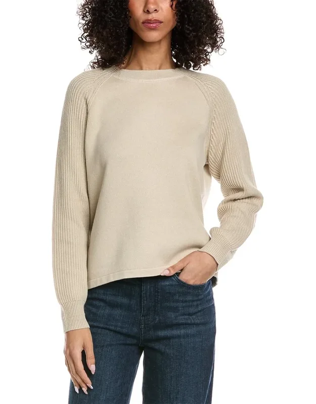Ribbed Raglan Sweater