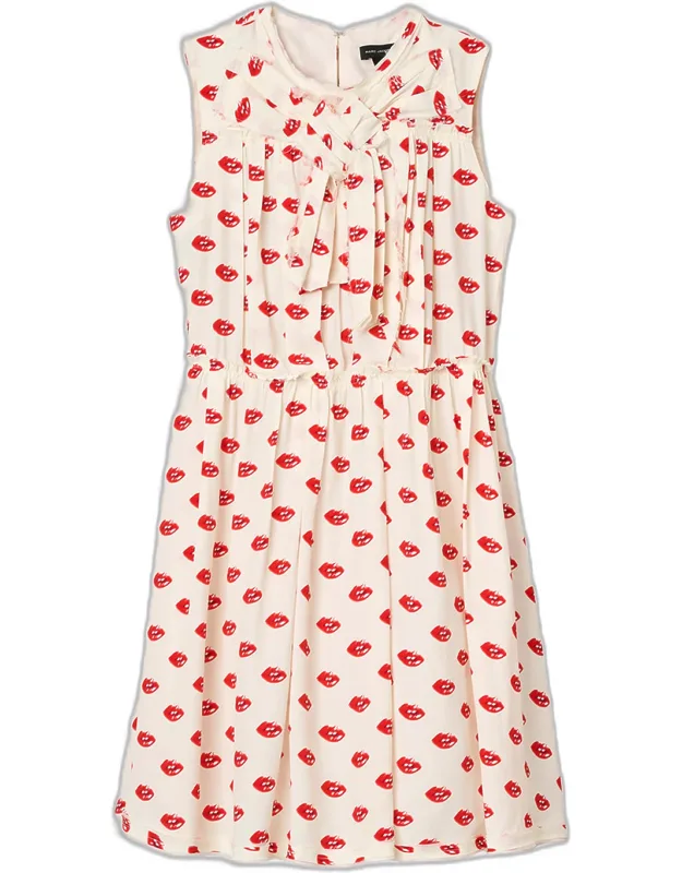 Pleated Midi Dress