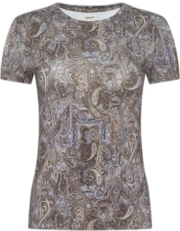 Ressi Short-sleeve Paisley Tee