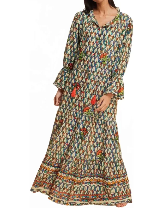 Moroccan Fall Resort Maxi Dress