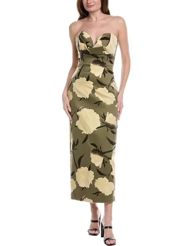 Draped Bust Sheath Dress