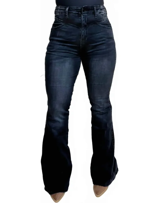 High Rise Flare Denim Jeans