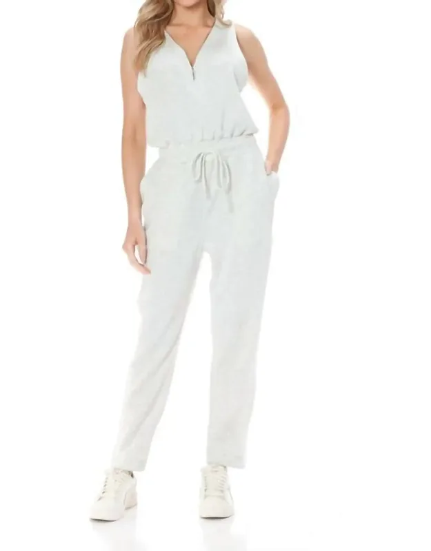 Scuba Sleeveless Jumpsuit