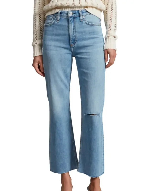 Casey High Rise Ankle Flare Jeans