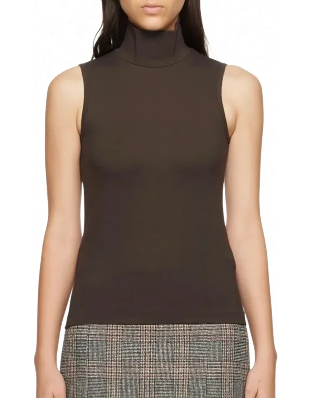 Irina Ponte Turtleneck Tank Top