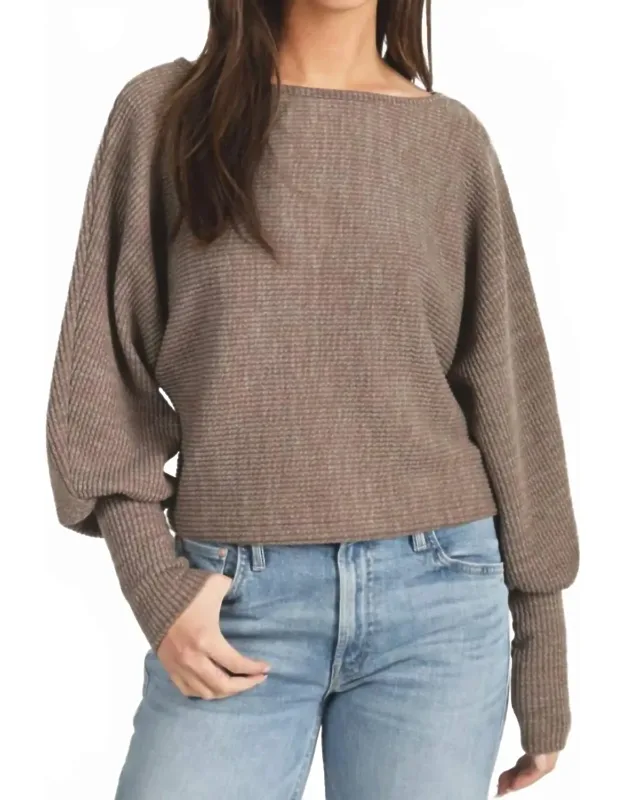Dolman Sleeve Knit Top