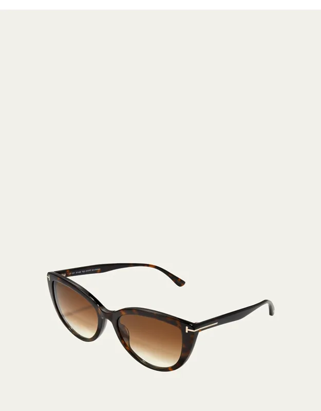 Isabella Plastic Cat-eye Sunglass