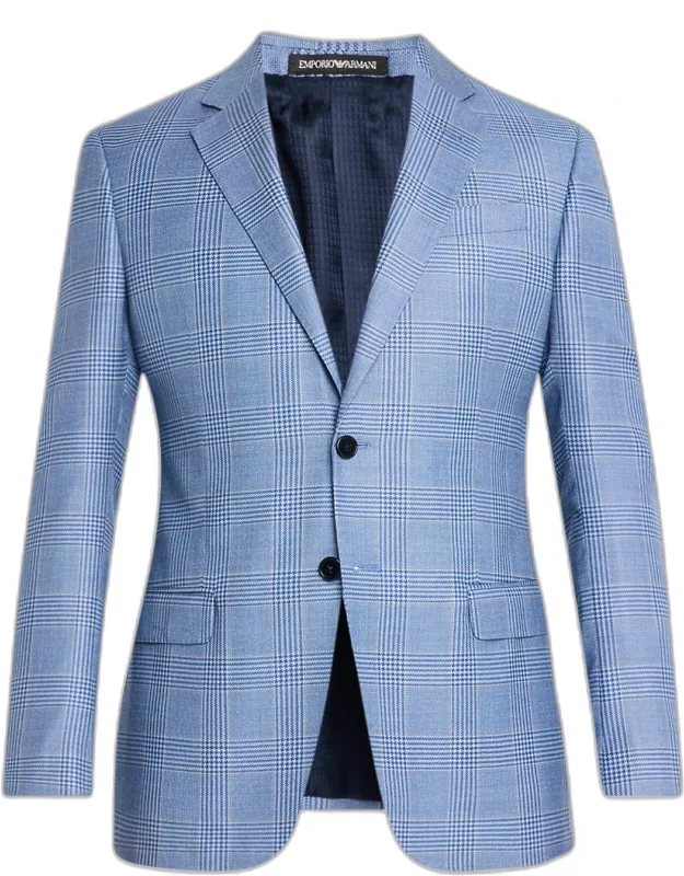 Houndstooth Plaid Sport Coat