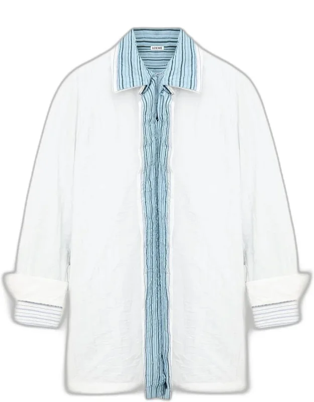 Layered Mini Shirtdress