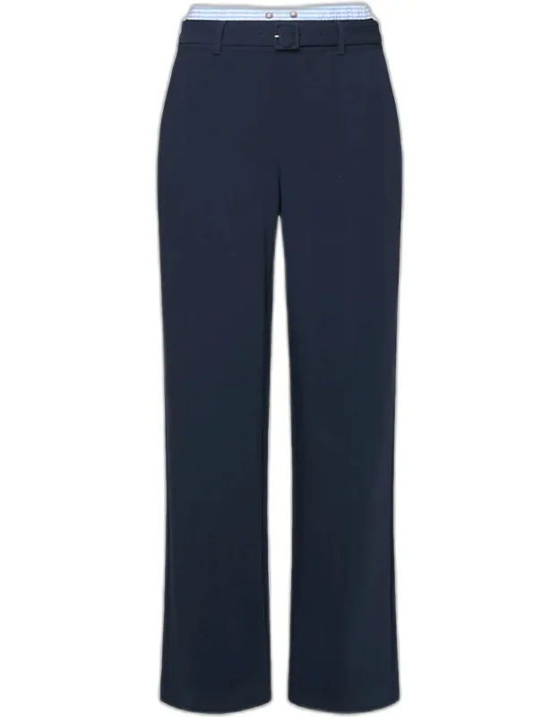 Double-waistband Pants