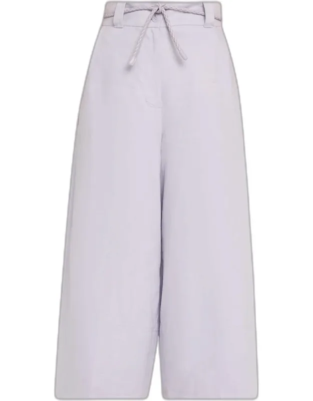 Linen Culotte Pants