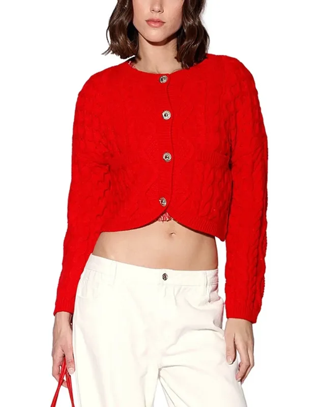 Linen-blend Cardigan