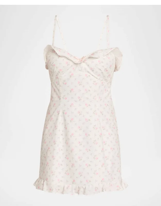 Floral Cotton Mini Dress