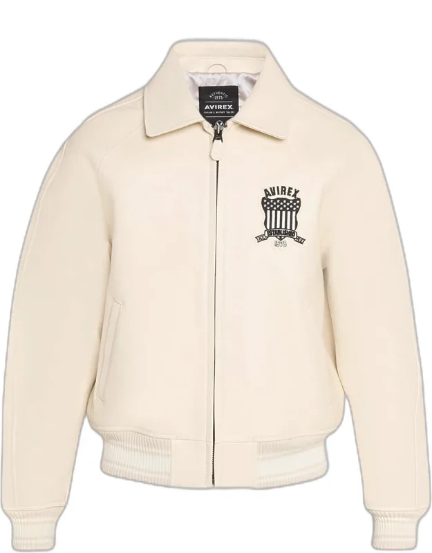 Tofu Leather Bomber Jacket