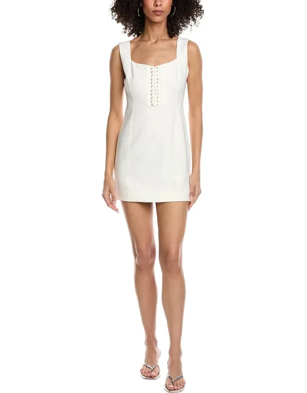 Crepe Mini Dress