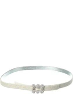 Buckle Tweed Belt