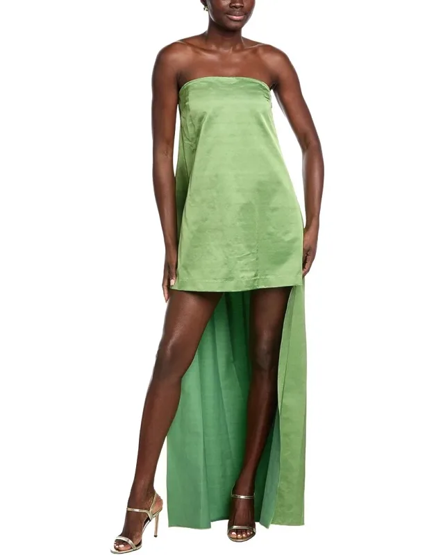 Slub Sateen Dress